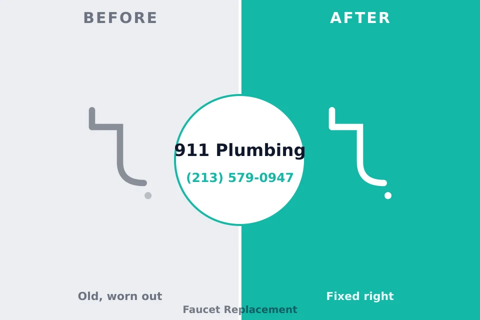 Before and after: plumbing repair Asbury Lake, FL
